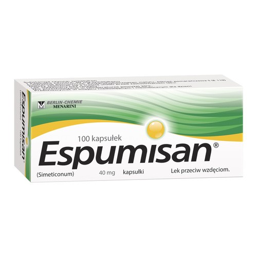 Espumisan, 40 mg, kapsułki, 100 sztuk