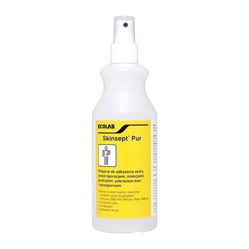 Skinsept pur ( Alcohol ethylicus + Alcohol isopropylicus + Alcohol benzylicus ), lek do odkażania skóry 350 ml |  od 119,99 zł! 6518203