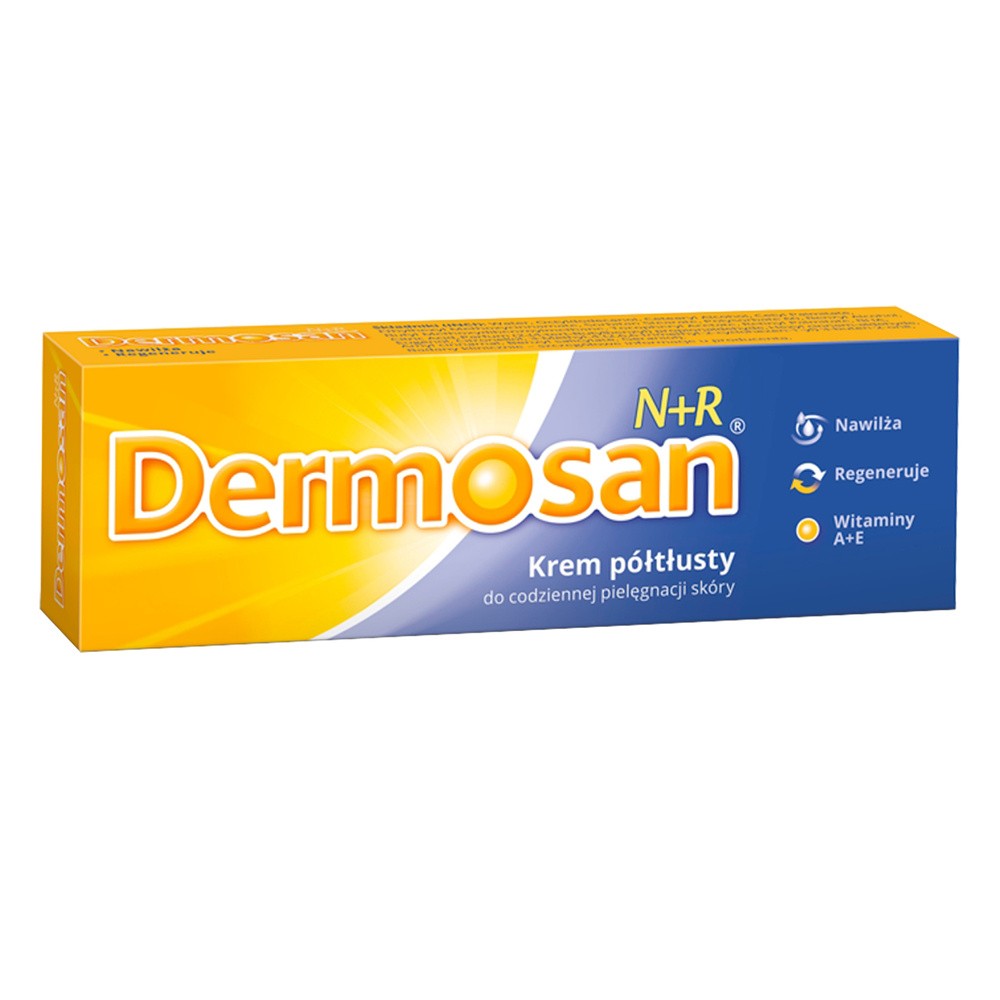 OMEGA PHARMA POLAND SP Z OO DERMOSAN N+R Krem półtłusty 40g