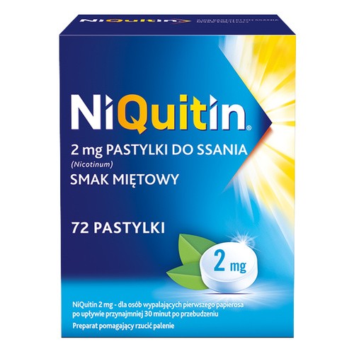 NiQuitin 2mg - pastylki do ssania