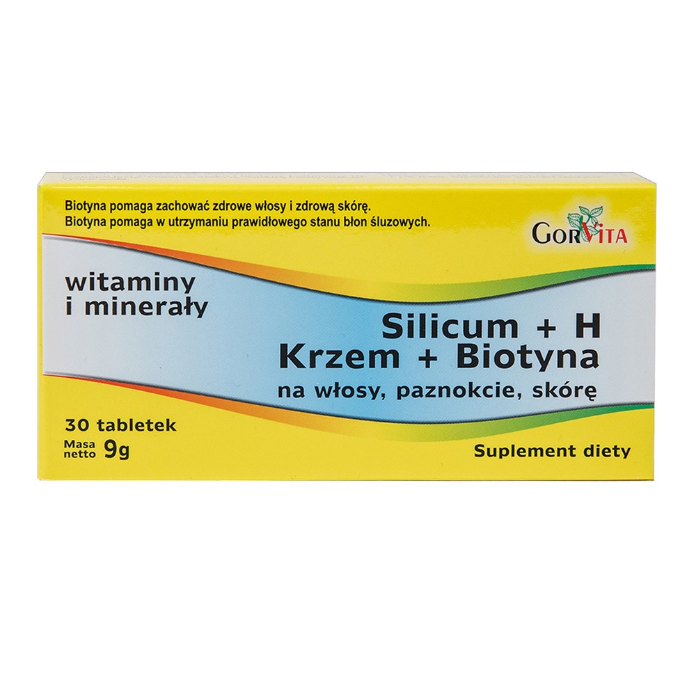 Gorvita Silicum + H Krzem 30 szt.