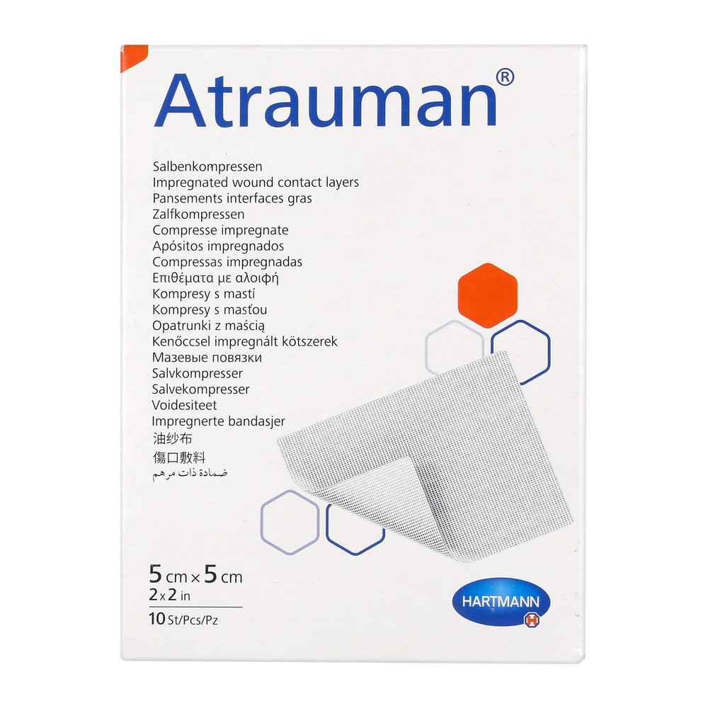 Paul Hartmann AG atrauman 5 x 5 cm sterylne rozgrzewający, 10 ST 4049500934237