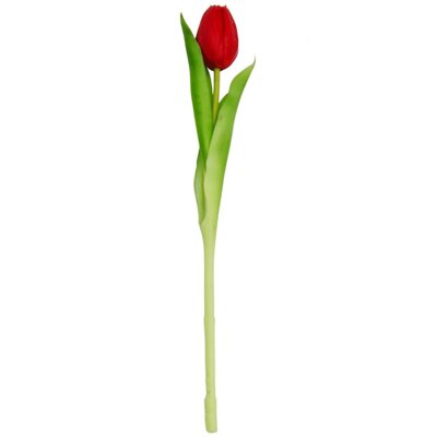 Sztuczny kwiat SASKA GARDEN Tulipan Czerwony