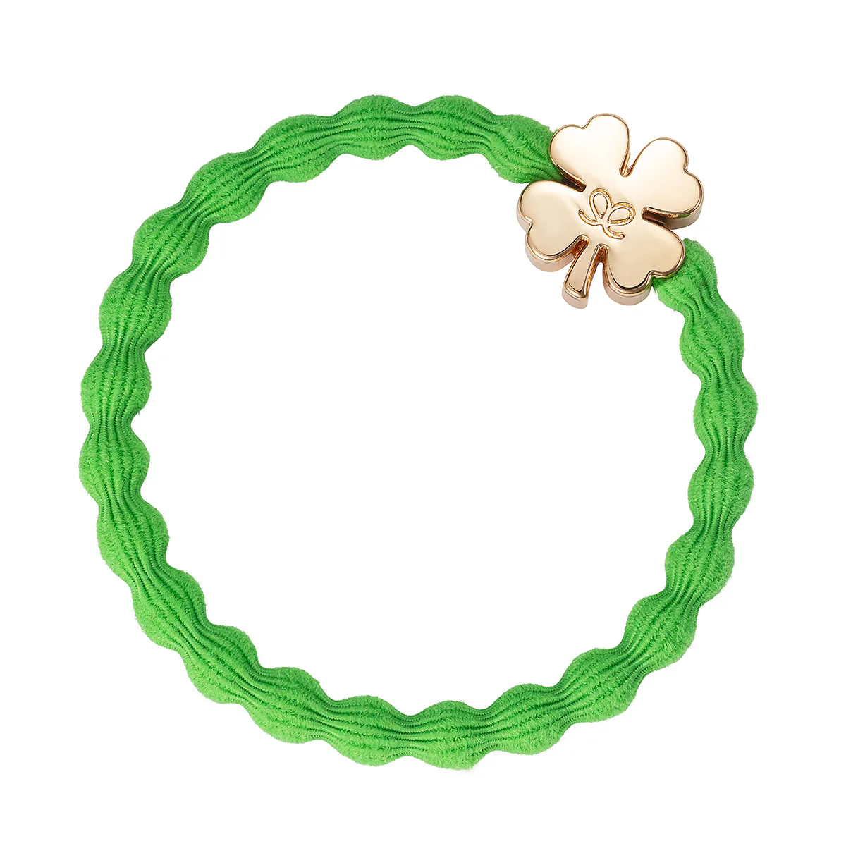By Eloise London Gold Clover Leaf kolor Apple Green