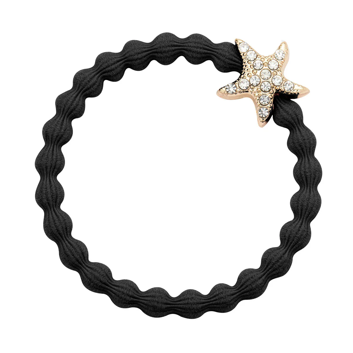 By Eloise London Bling Charms Starfish Gumka do włosów kolor czarna