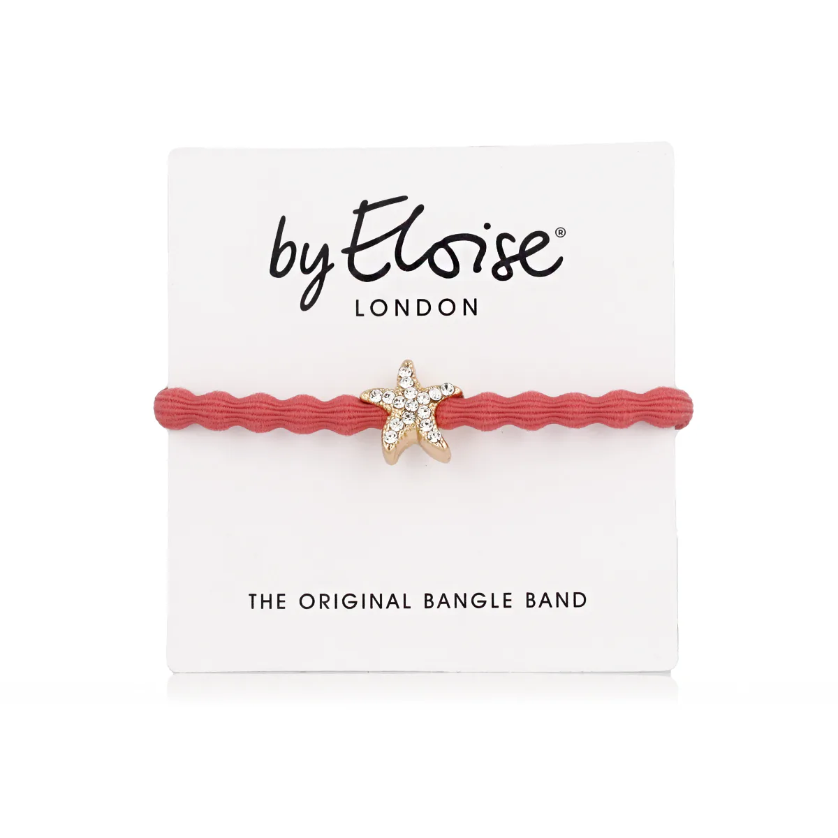 By Eloise London Bling Charms Starfish Gumka do włosów kolor Coral