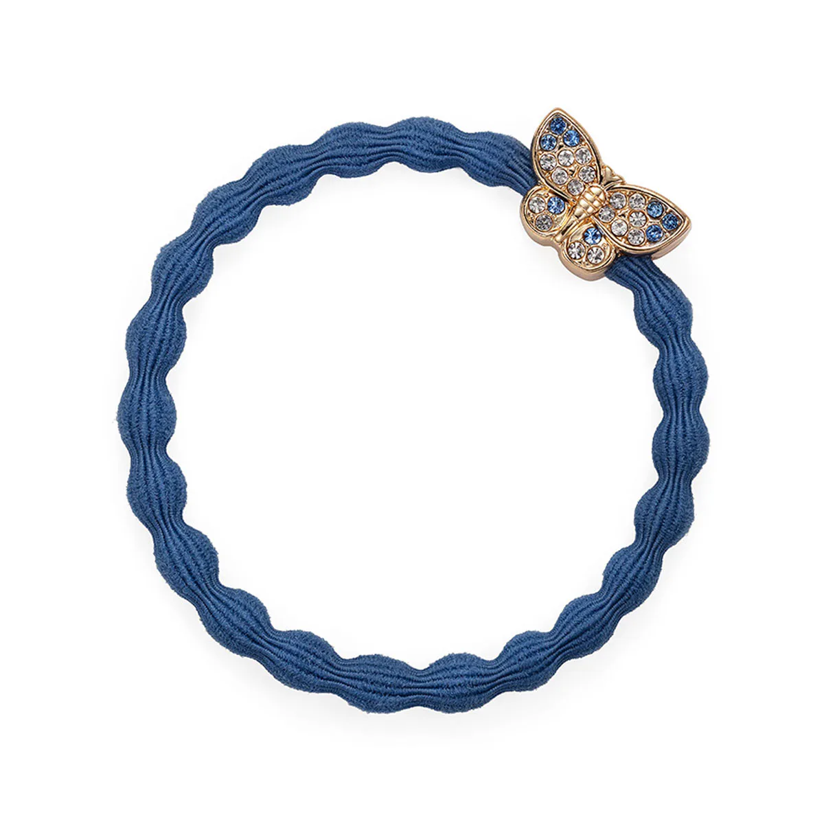 By Eloise London Bling Charms Butterfly Gumka do włosów kolor Dove Blue