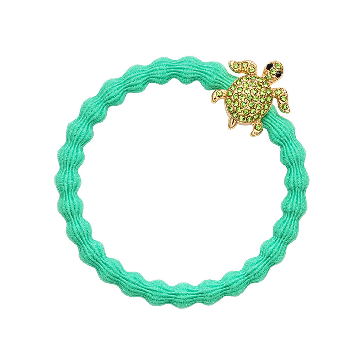 By Eloise London Gold Diamanté Turtle kolor Apple Green
