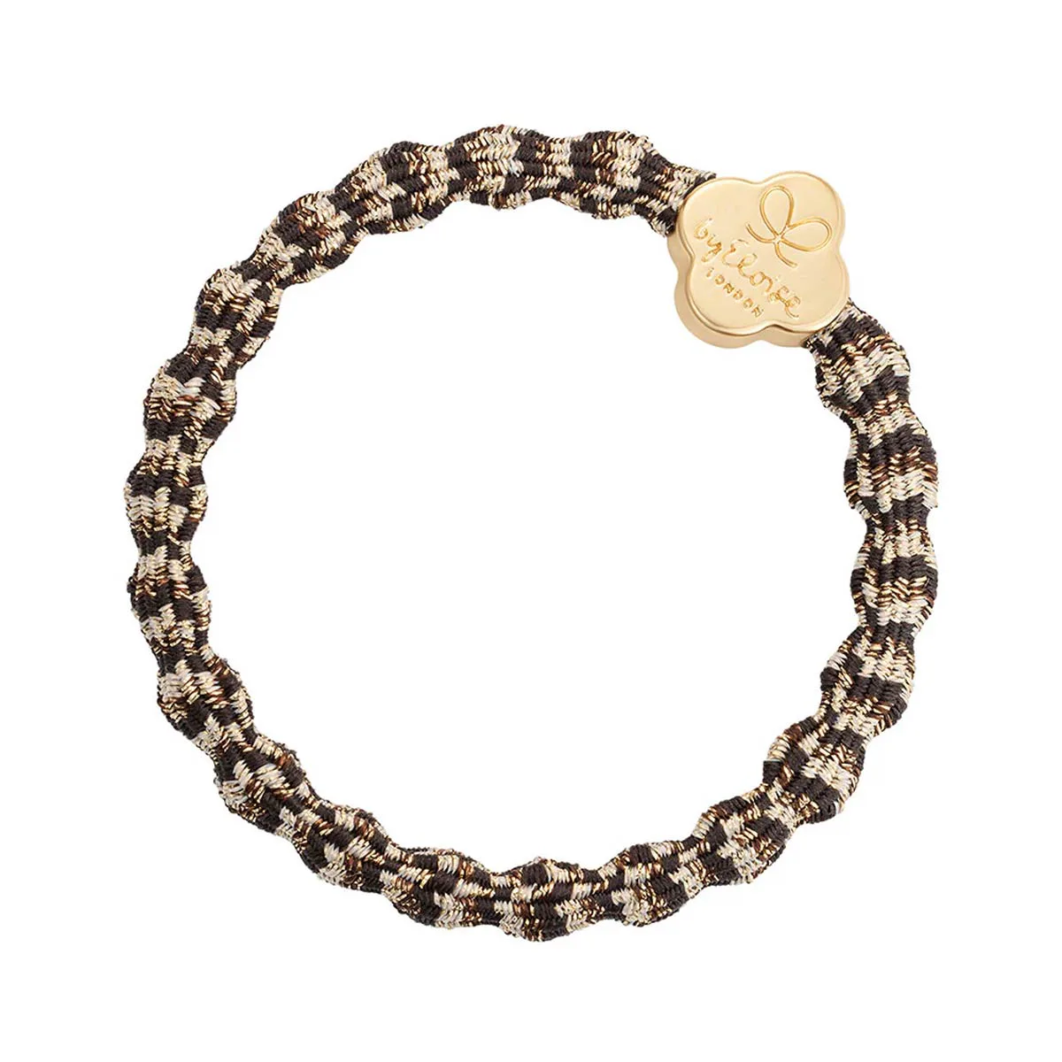By Eloise London Metallic Gold Quatrefoil Cocoa Dust