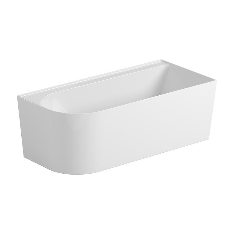 Cersanit Wanna narożna prawa Crea Slim 170x80 cm owalna biały połysk S931-042