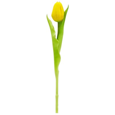 Sztuczny kwiat SASKA GARDEN Tulipan Żółty