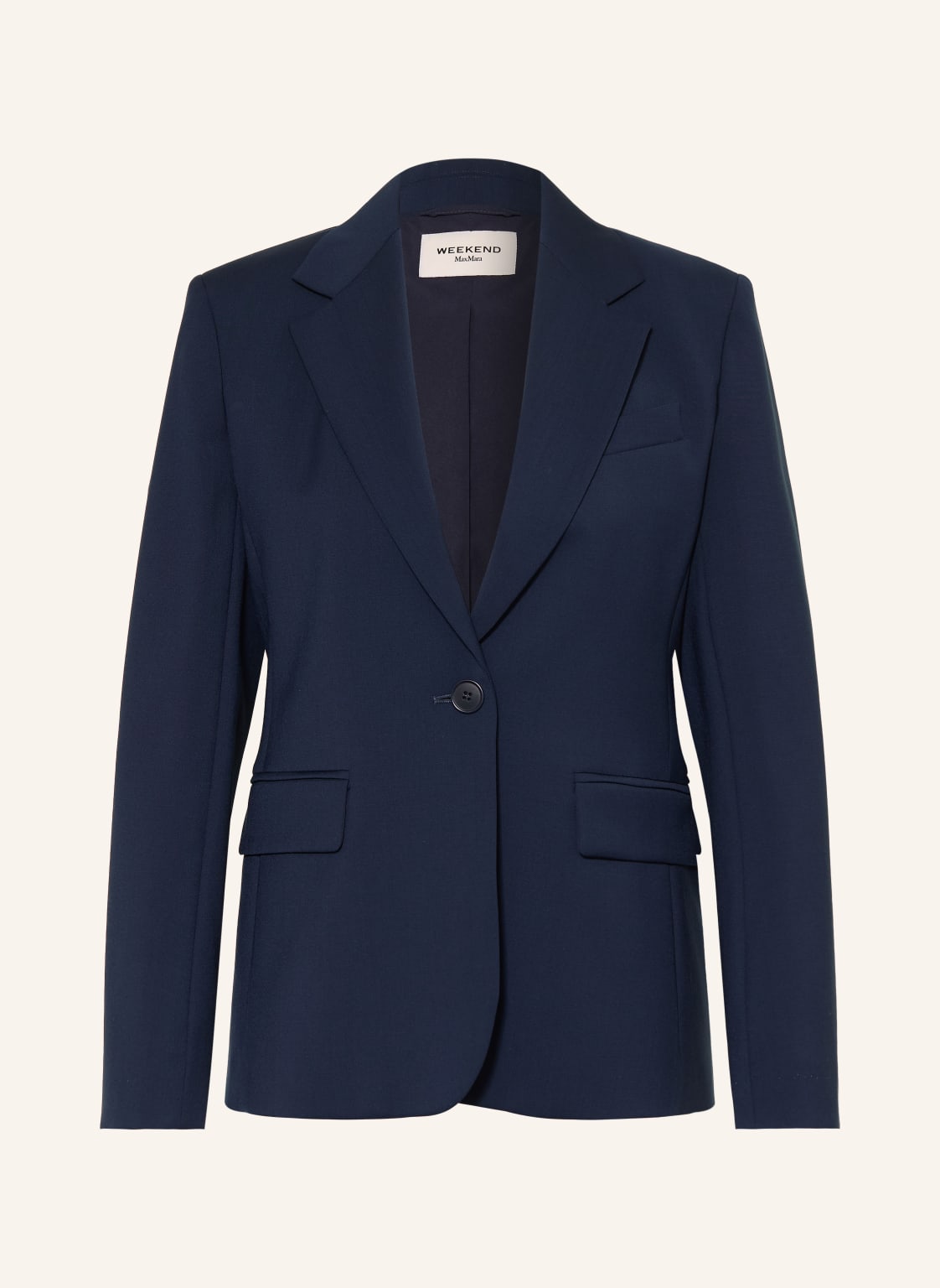 Weekend Max Mara Marynarka Lamine blau