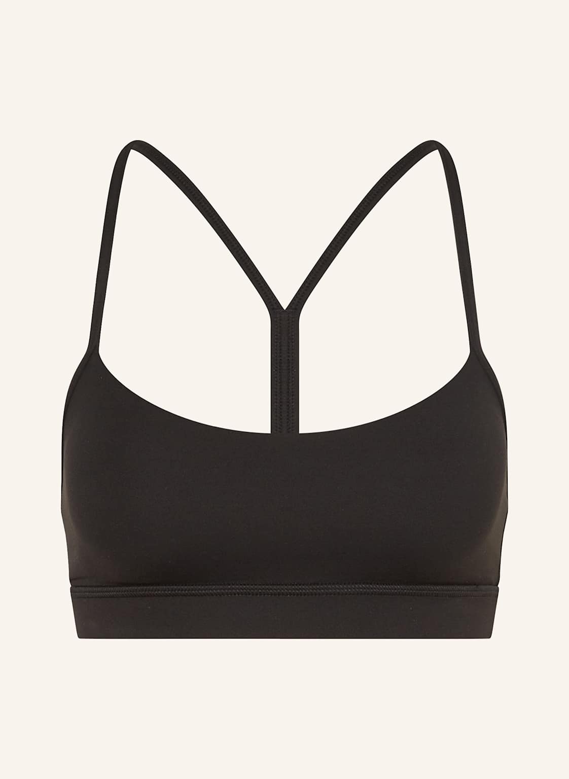 Lululemon Biustonosz Sportowy Flow Y schwarz