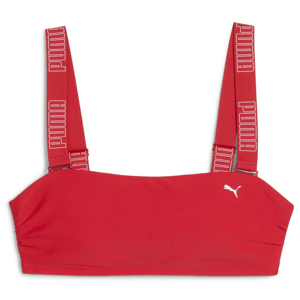 Damski strój kąpielowy Puma Bandeau Top Rozmiar: XS / Kolor: czerwony