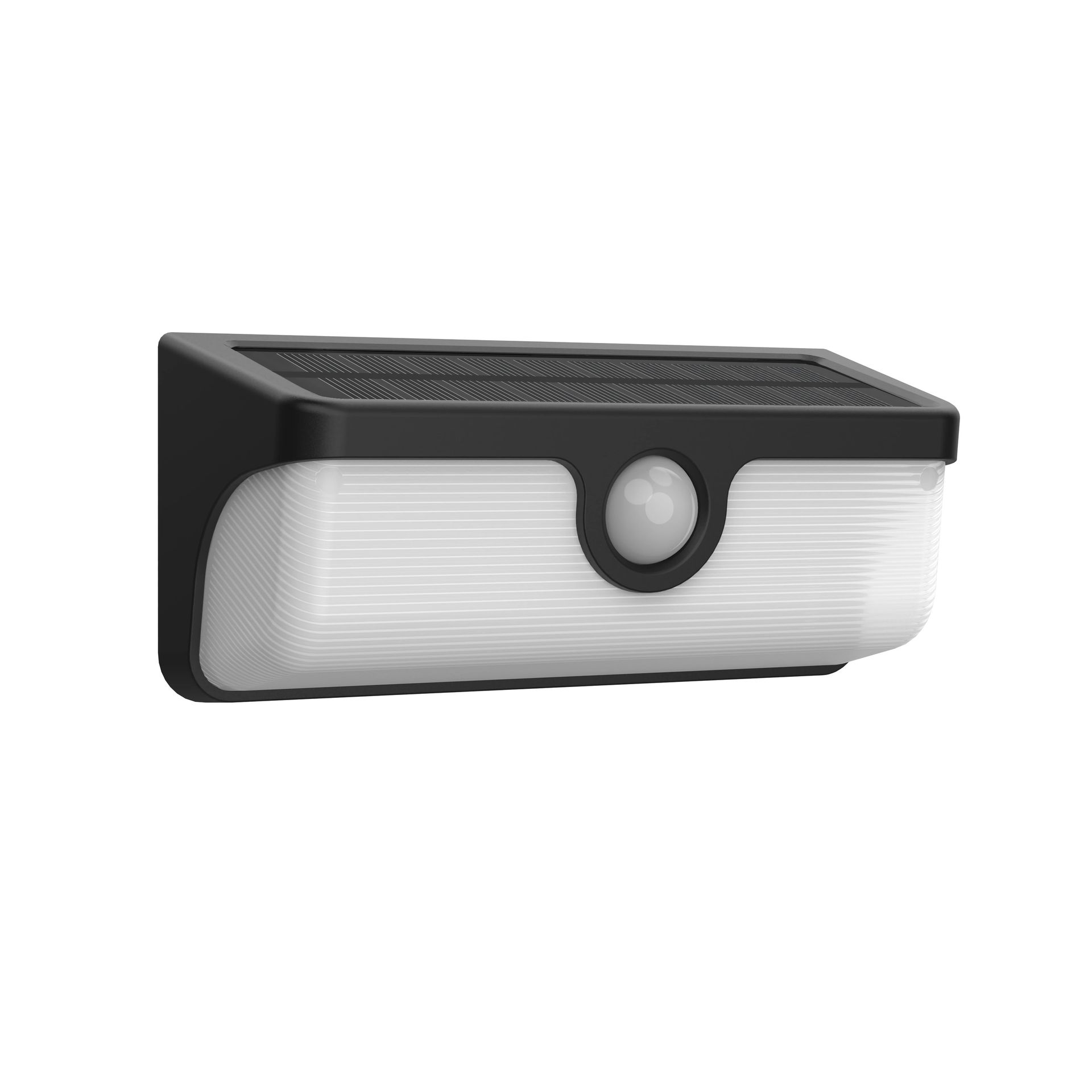 Lampa solarna elewacyjna LED LINE SUNLIS 3000K 300lm IP65 czarna LITE