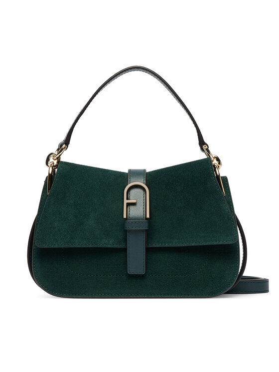 Furla Torebka Flow Mini Top Handle WB01032 BX3045 CN 5137S Zielony ciemny