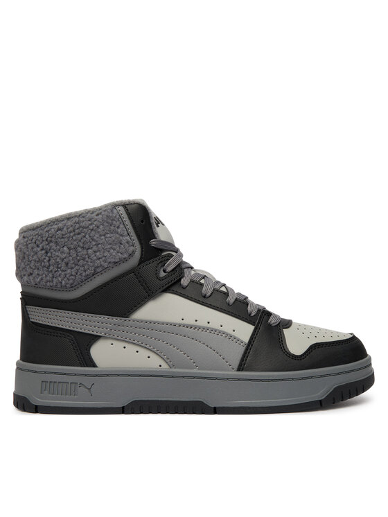 Puma Sneakersy Rebound Slam Mid Cozy Jr 407728 02 Szary