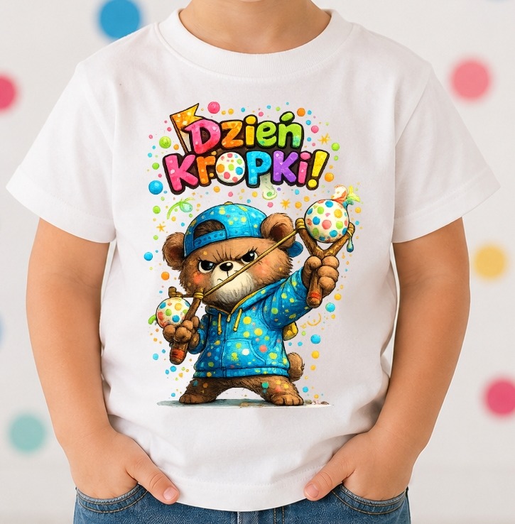 Koszulka na DZIEŃ KROPKI dla chłopczyka