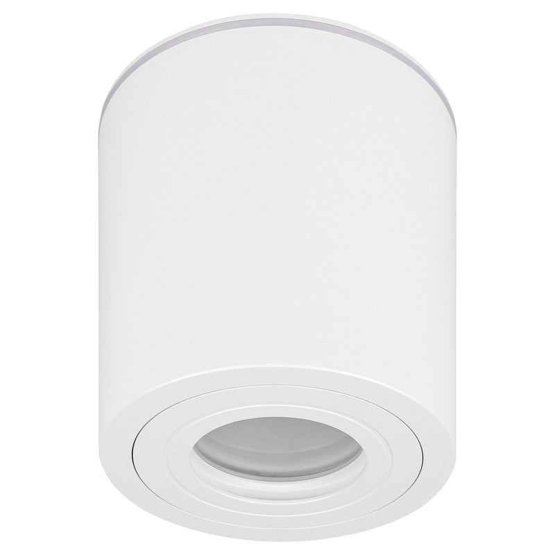 Oprawa sufitowa natynkowa GU10 LED 90x95mm spot lampa tuba biała MasterLED