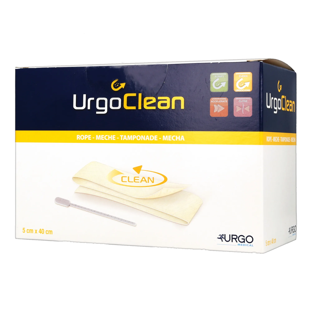 UrgoClean ROPE, opatrunek, 5 cm x 40 cm, 1 sztuka (z opakowania wielosztukowego)