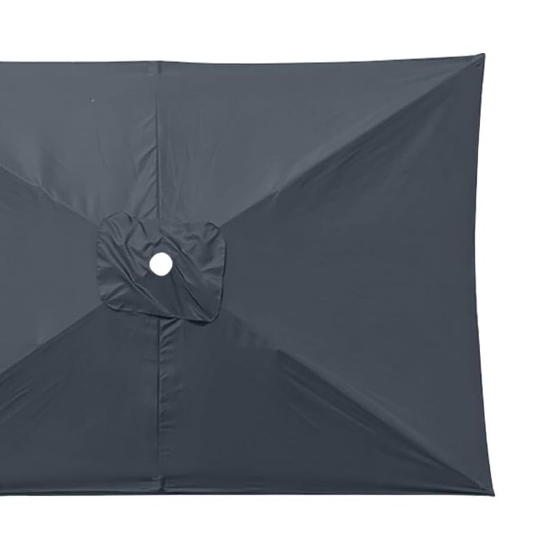 Czasza wymienna do parasola prostokątnego 6-żebrowego, 197*297 cm, czasza wymienna do parasola przeciwsłonecznego, bez stelaża, czasza parasola