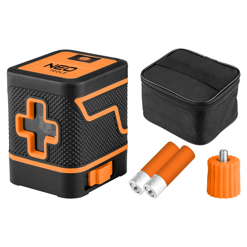 Laser krzyżowy 15 m, zielony, etui NEO TOOLS