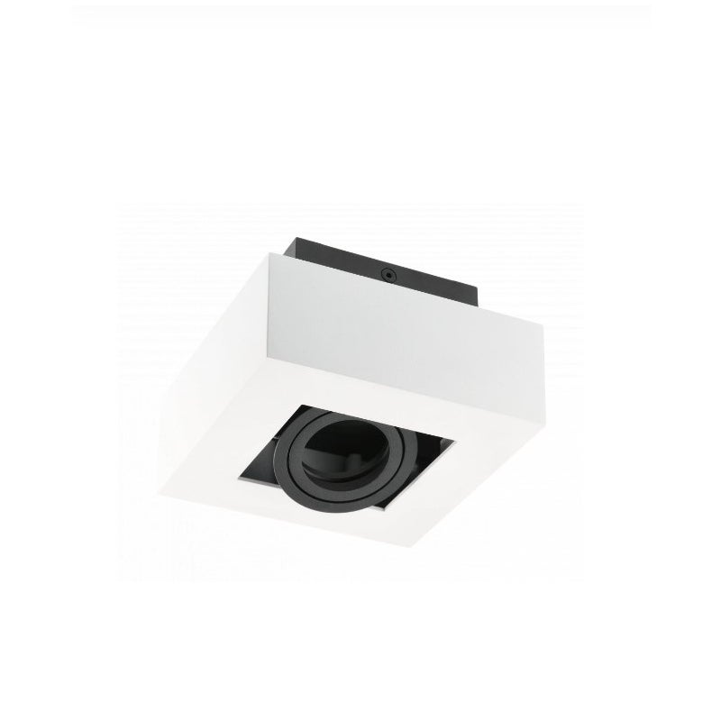 Oprawa sufitowa ASTER, GU10, max.20W, AC220-240V, IP20, aluminiowa, pojedyncza, biały - GTV LIGHTING