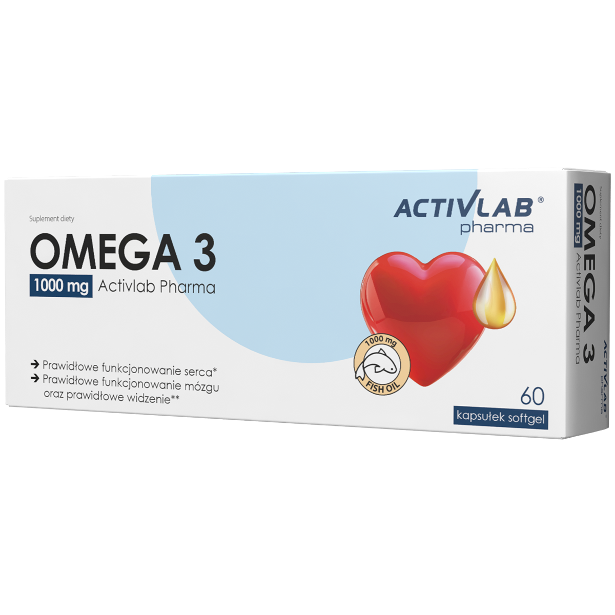 Activlab Pharma Omega 3 1000 mg, 60 kapsułek