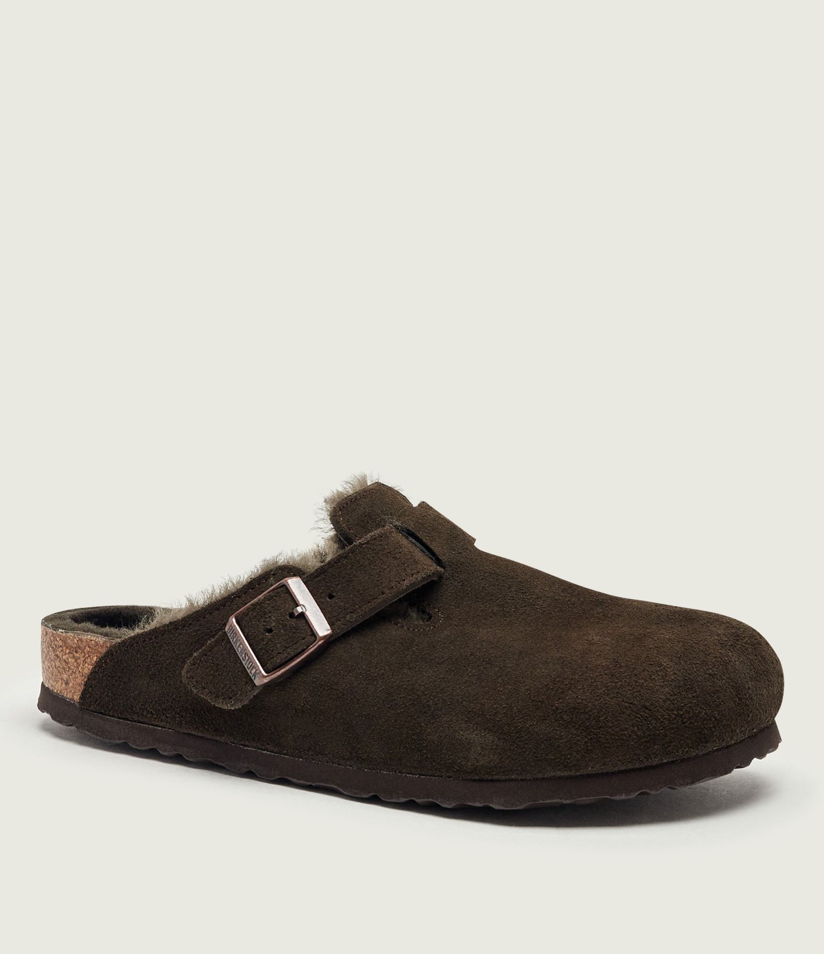 Birkenstock Mule Boston VL zamsz shearling regular fit