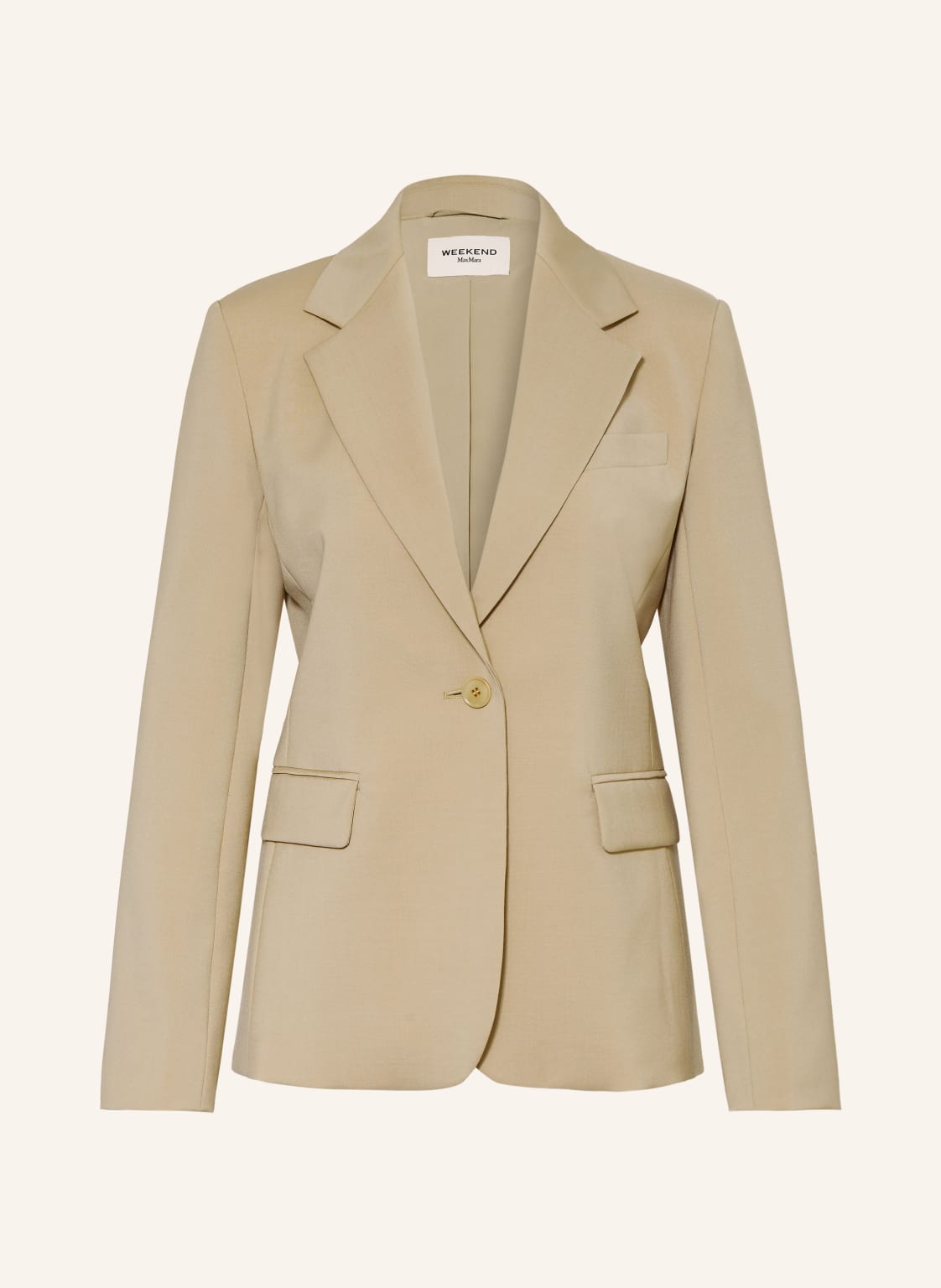 Weekend Max Mara Marynarka Lamine beige