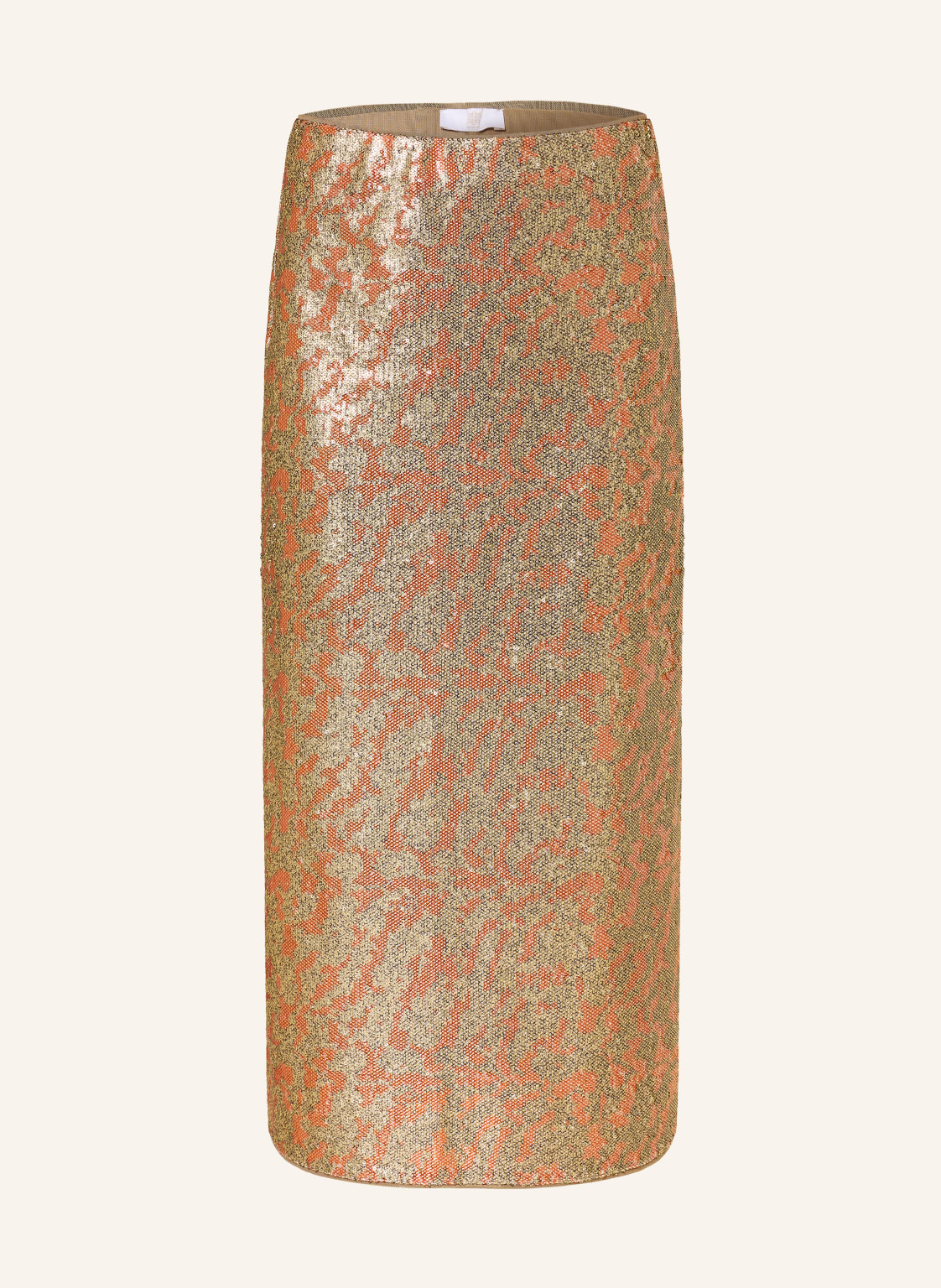 Riani Spódnica Z Cekinami orange