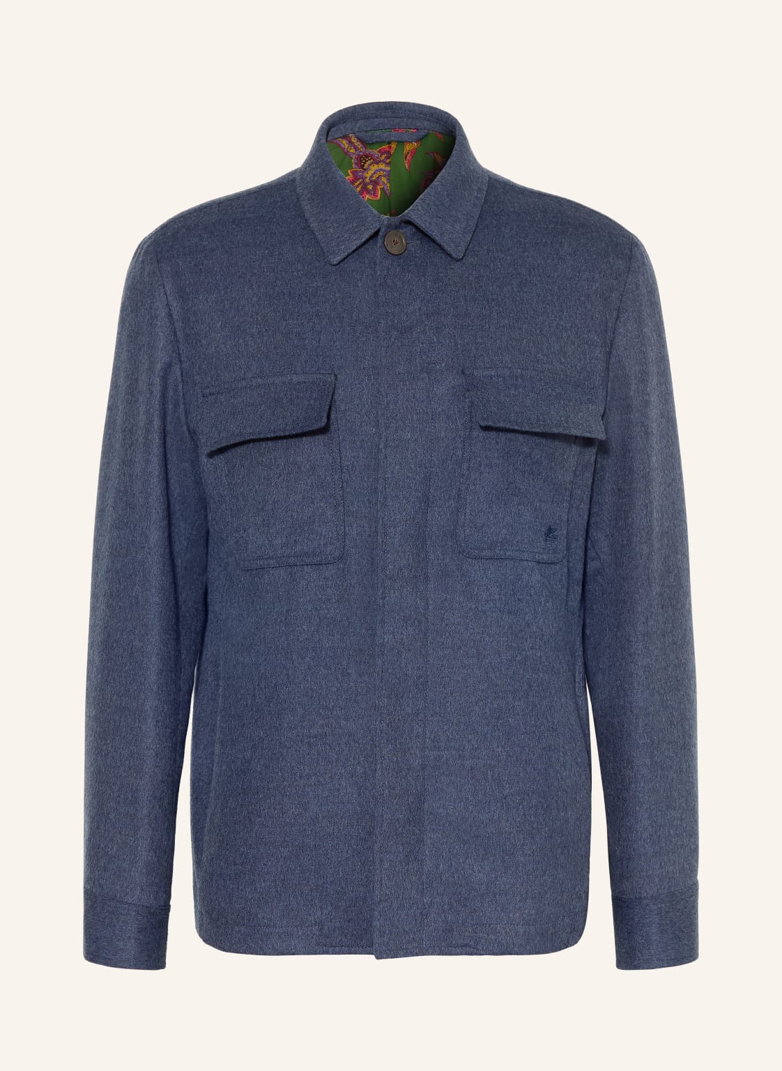 Etro Płaszcz Wierzchni blau