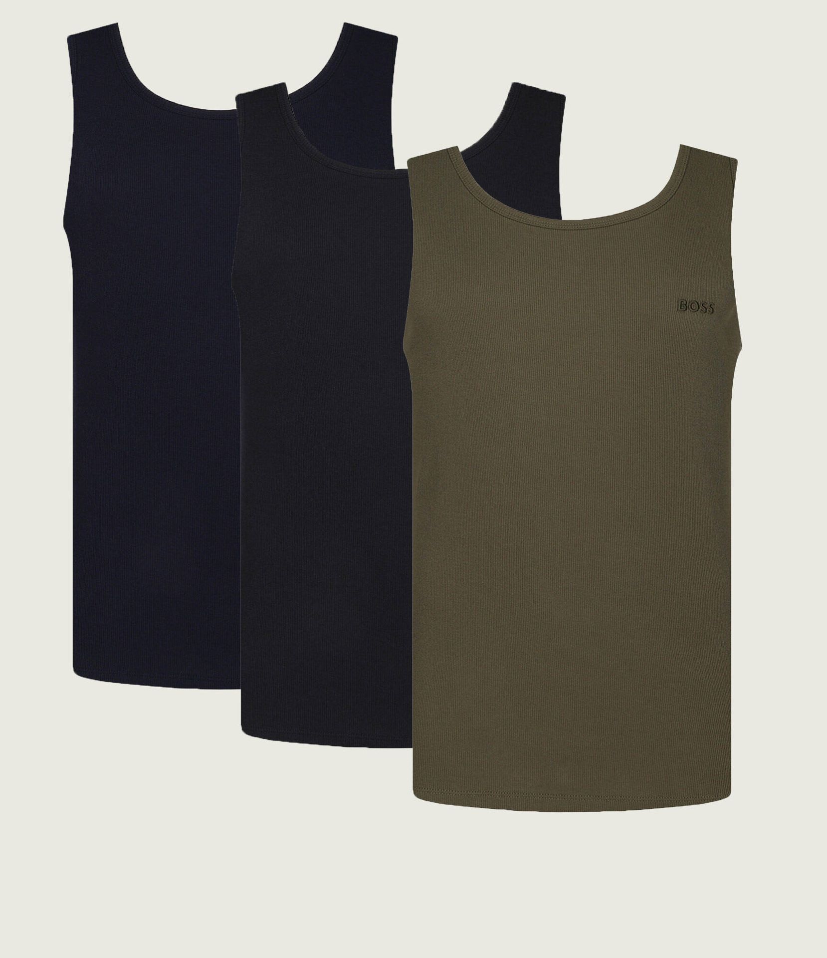 BOSS BLACK Tank top 3-pack RibClassic Regular Fit