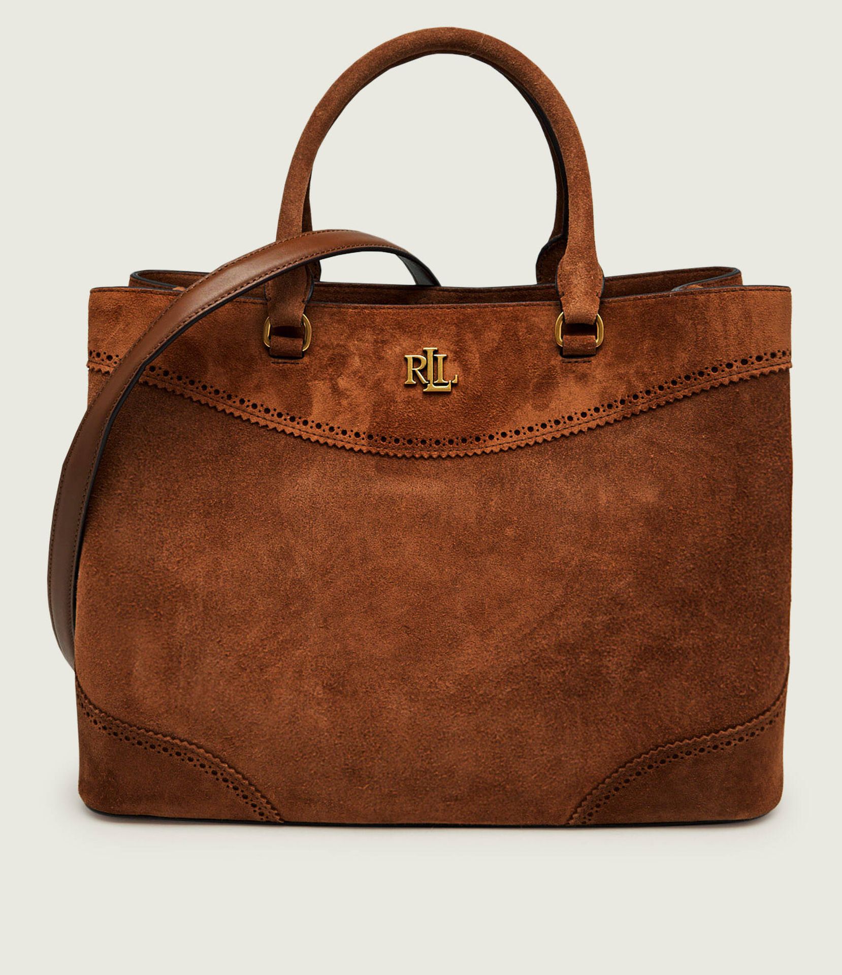 LAUREN RALPH LAUREN Shopperka Marcy zamsz