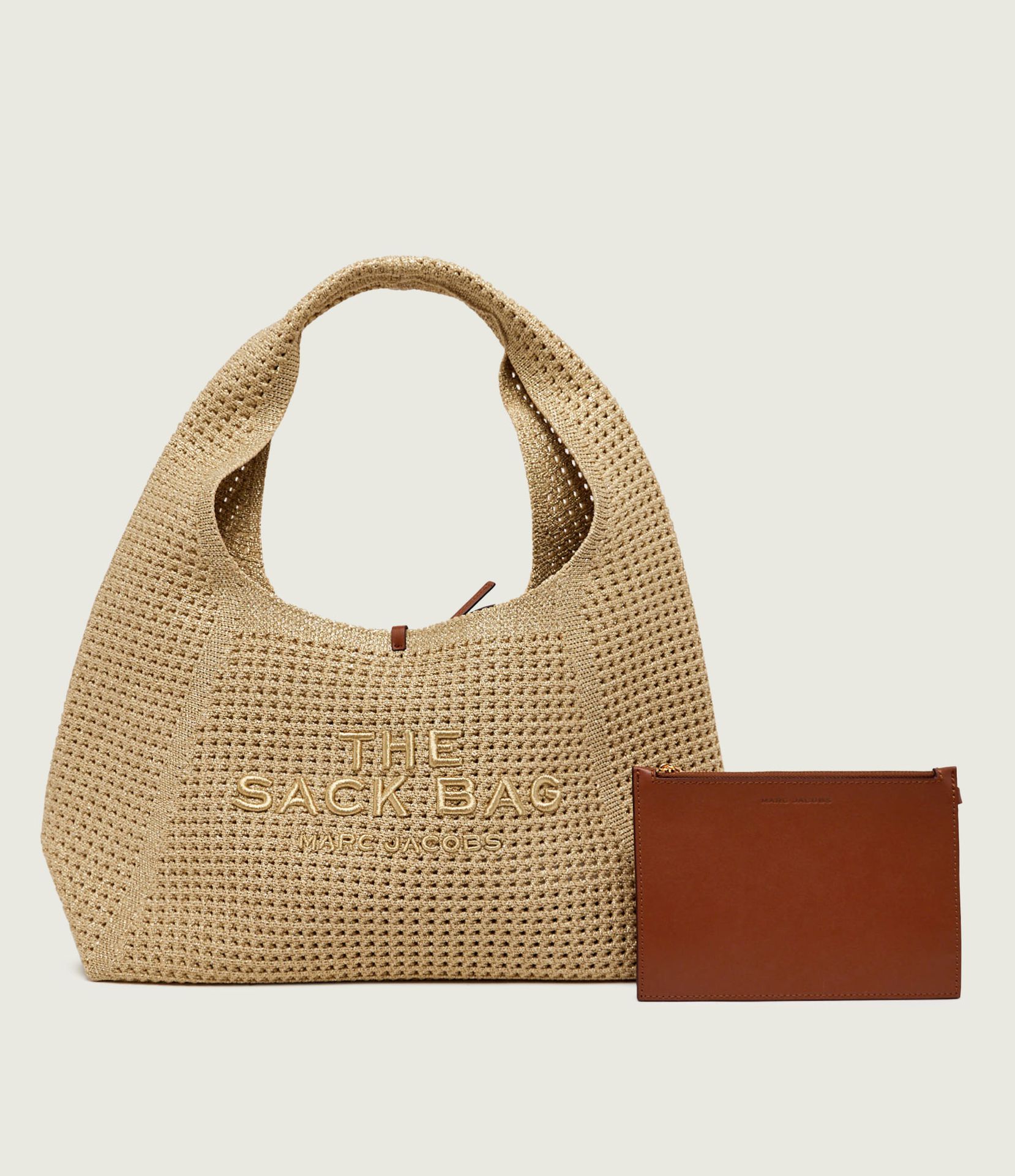 Marc Jacobs Shopperka + saszetka The Crochet Sack Bag
