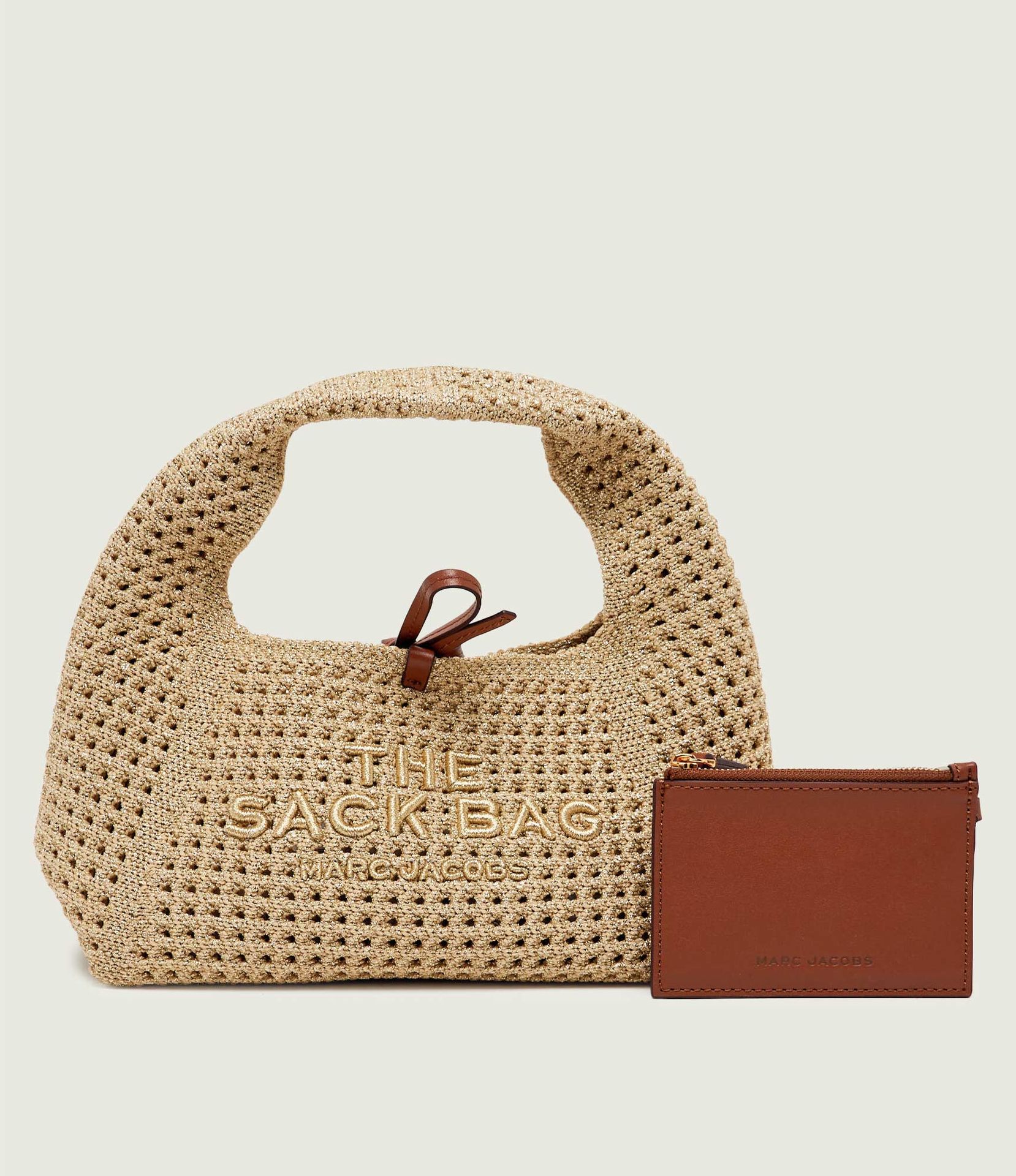 Marc Jacobs Torebka na ramię + saszetka The Crochet Mini Sack Bag