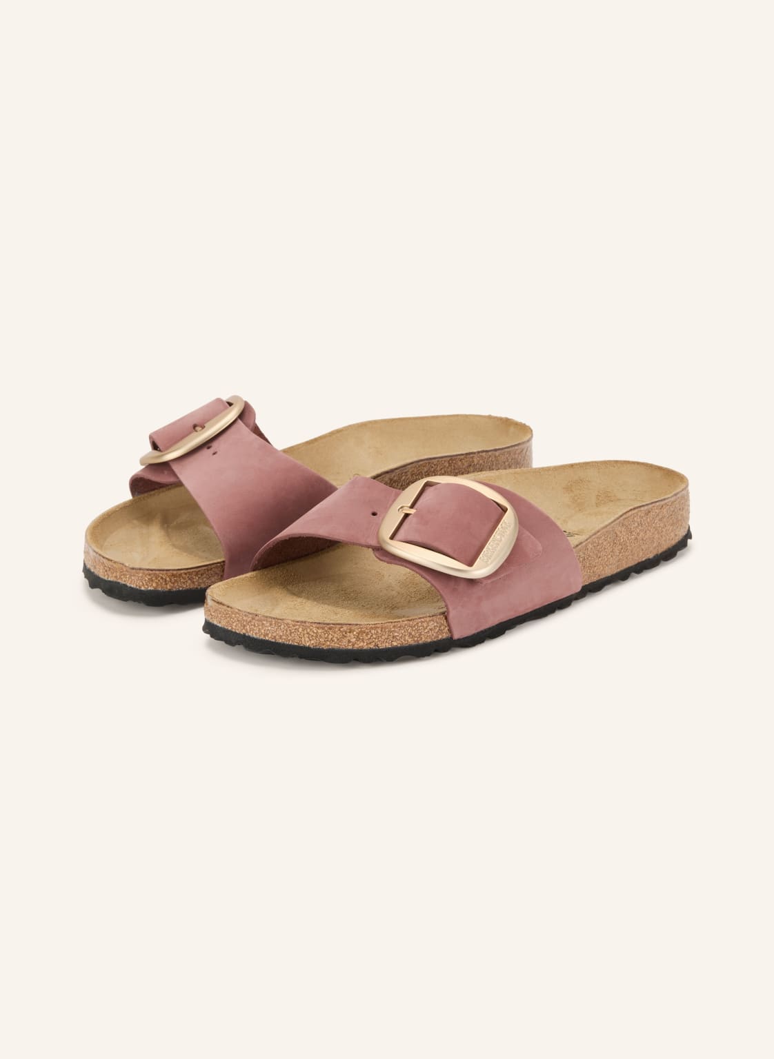 Birkenstock Klapki Madrid Big Buckle rosa