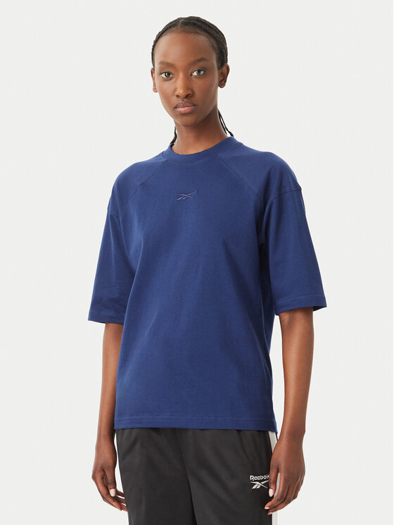 Reebok T-Shirt Reebok X Ewa Chodakowska Mila RK25977CCW Granatowy Regular Fit
