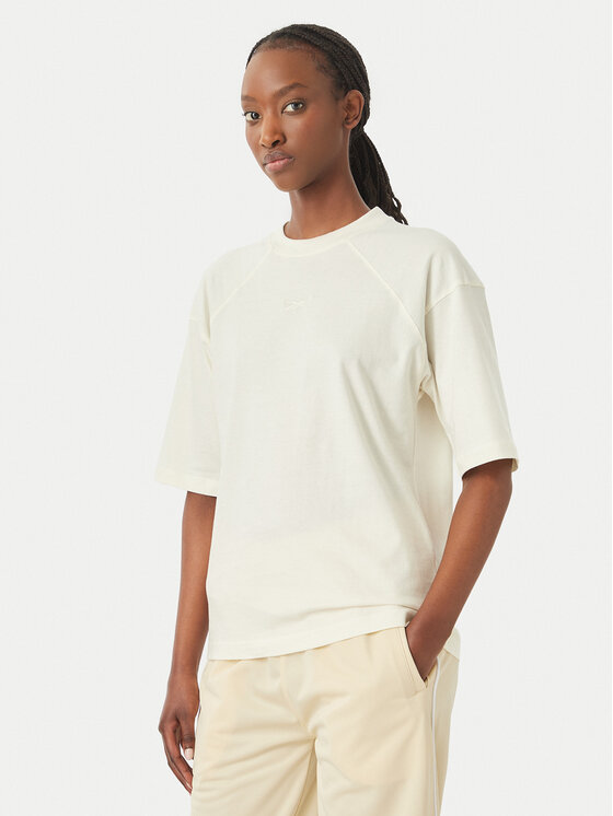 Reebok T-Shirt Reebok X Ewa Chodakowska Mila RK25977CCW Beżowy jasny Regular Fit