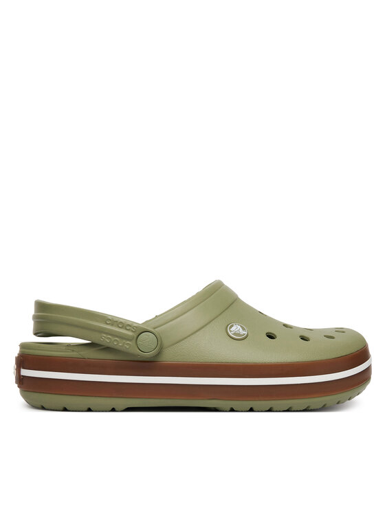 Crocs Klapki Crocband Gum Clog 212756 Zielony