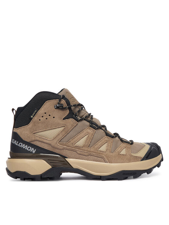 Salomon Trekkingi X Ultra 360 Leather Mid Gtx L49158300 Brązowy