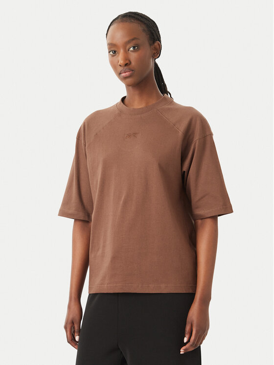 Reebok T-Shirt Reebok X Ewa Chodakowska Mila RK25977CCW Brązowy Regular Fit