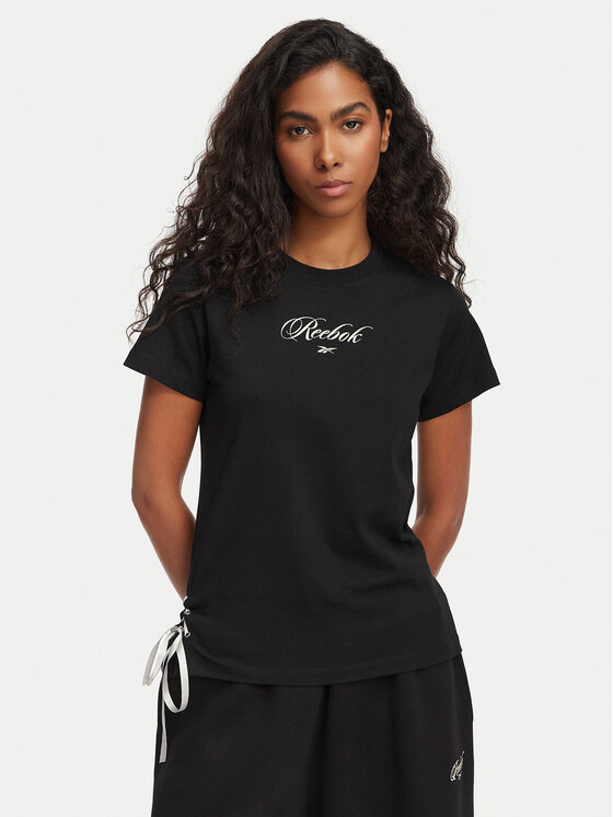 Reebok T-Shirt Anka RK25697CCW Czarny Regular Fit