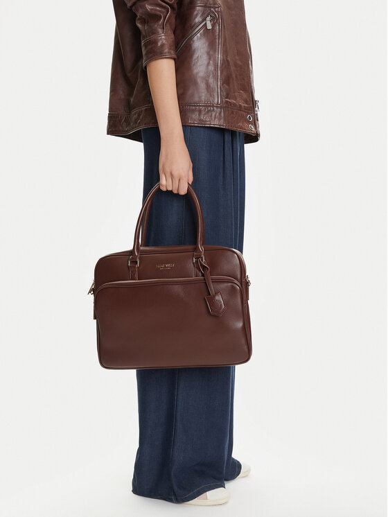 Nine West Torba na laptopa CEO-EMMA-LA482-2847 Brązowy