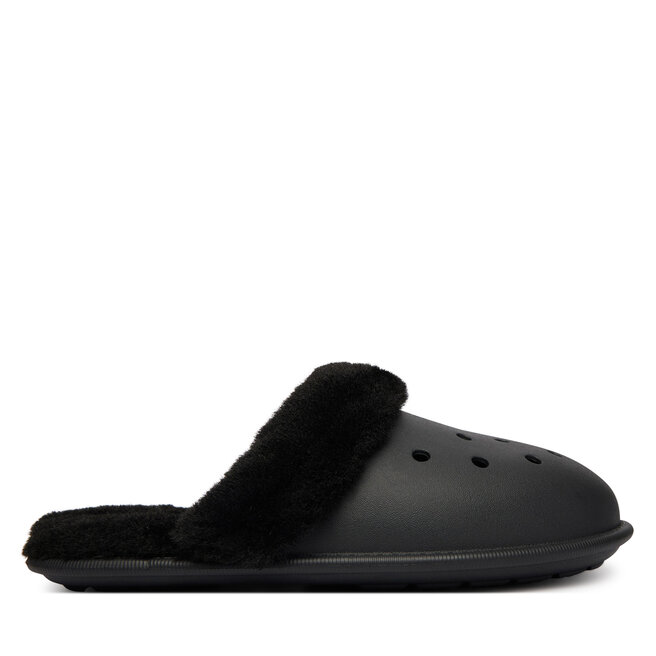 Kapcie Crocs Classic Fuzz Scuff 212143 Czarny