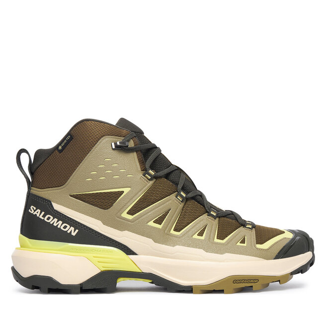 Trekkingi Salomon X Ultra 360 Edge Mid Gtx L49098600 Zielony