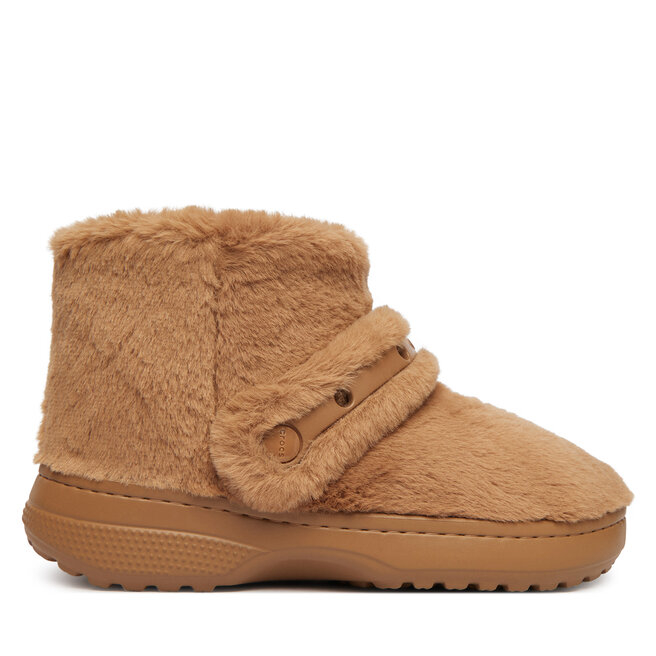 Kapcie Crocs Classic Unfurgettable Boot 211743 Beżowy
