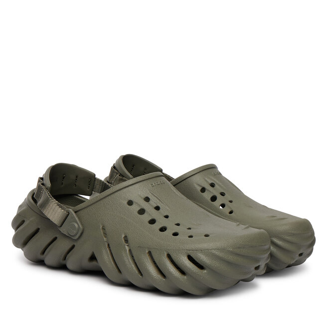 Klapki Crocs Echo Clog 207937 Zielony