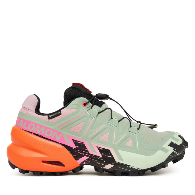 Trekkingi Salomon Speedcross 6 Gtx Icon L45486900 Zielony jasny