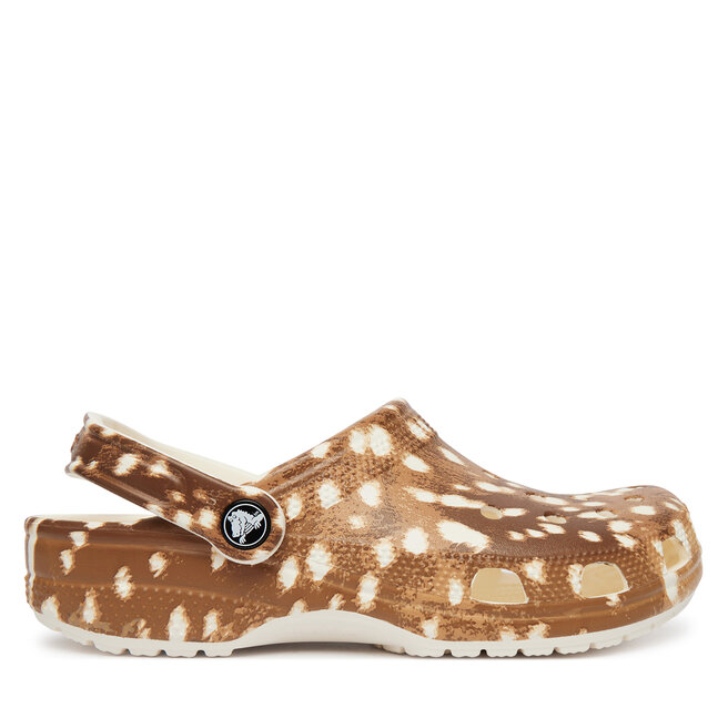 Klapki Crocs Classic Graphic Clogs 214153 Brązowy